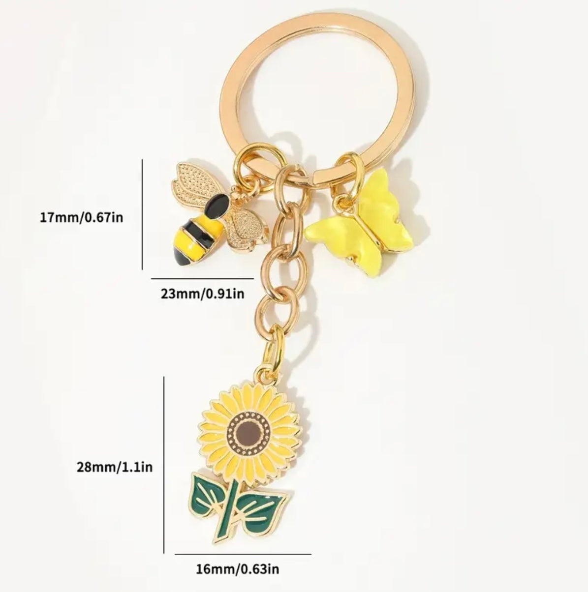 Bumble Bee Keyring