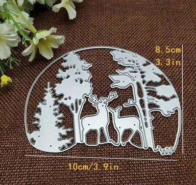 Christmas Deer Cutting Die