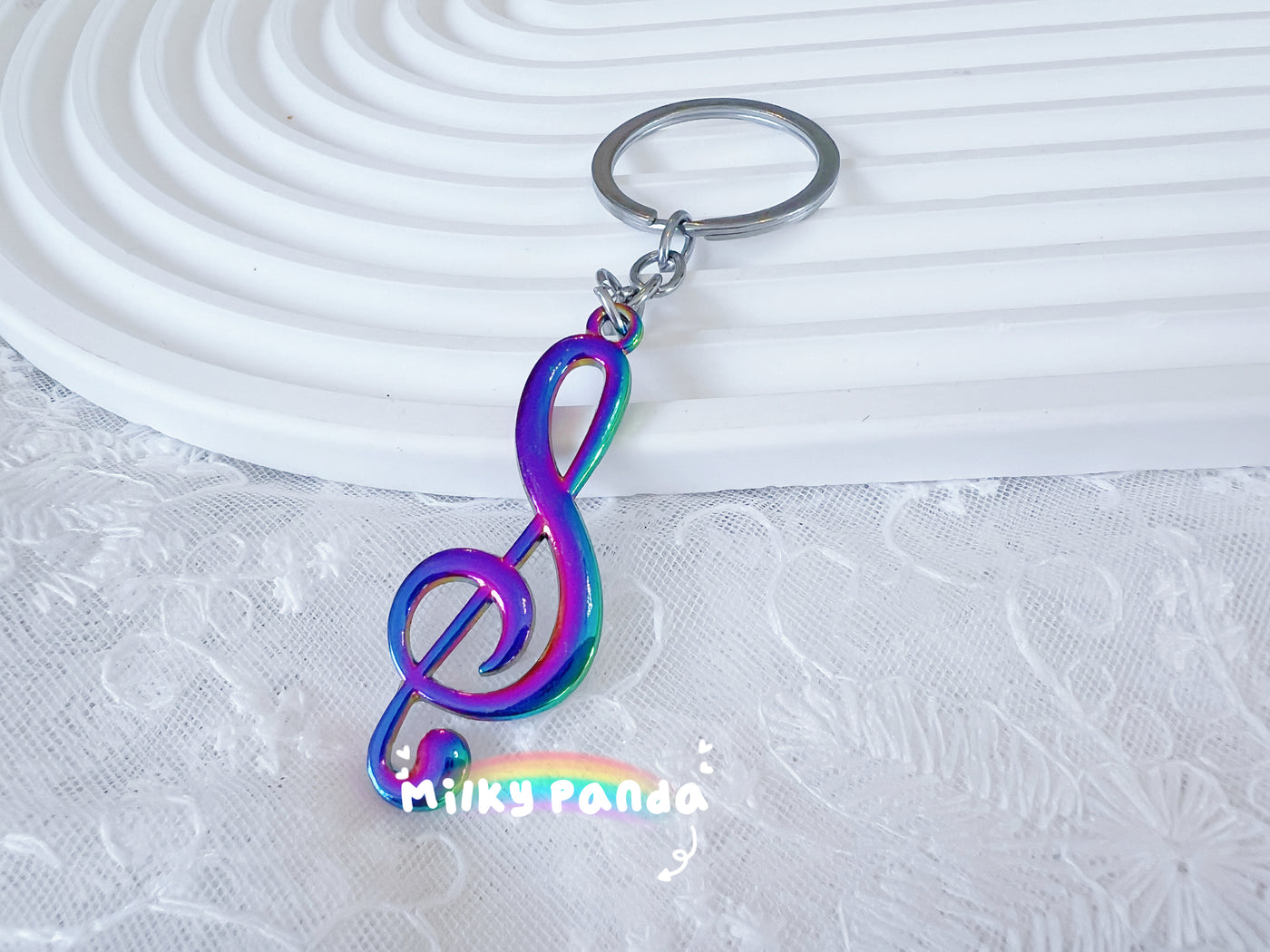 Musical Notes Keyring