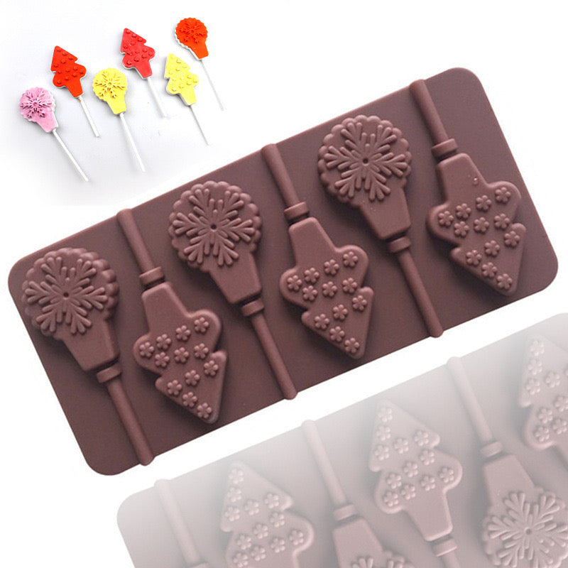 Snowflakes Lollipop Mould