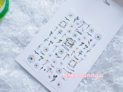 Daisy Nail Sticker