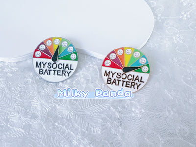 My Social Battery Pin