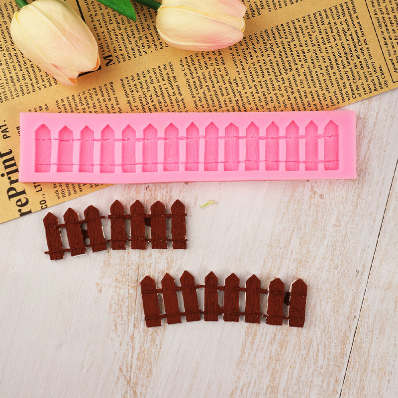 Fence Fondant Mould