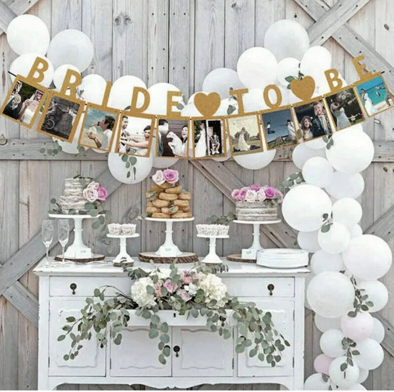 Bride To Be Glittery Banner