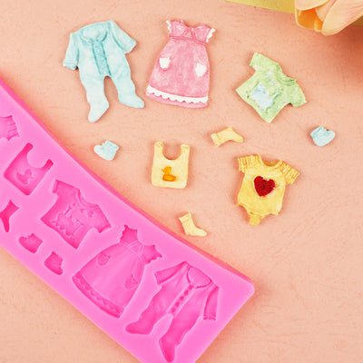 Baby Clothes Fondant Mould