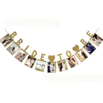 Bride To Be Glittery Banner
