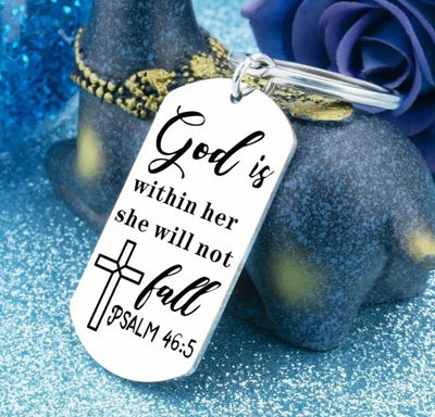 Bible Verse Keyring