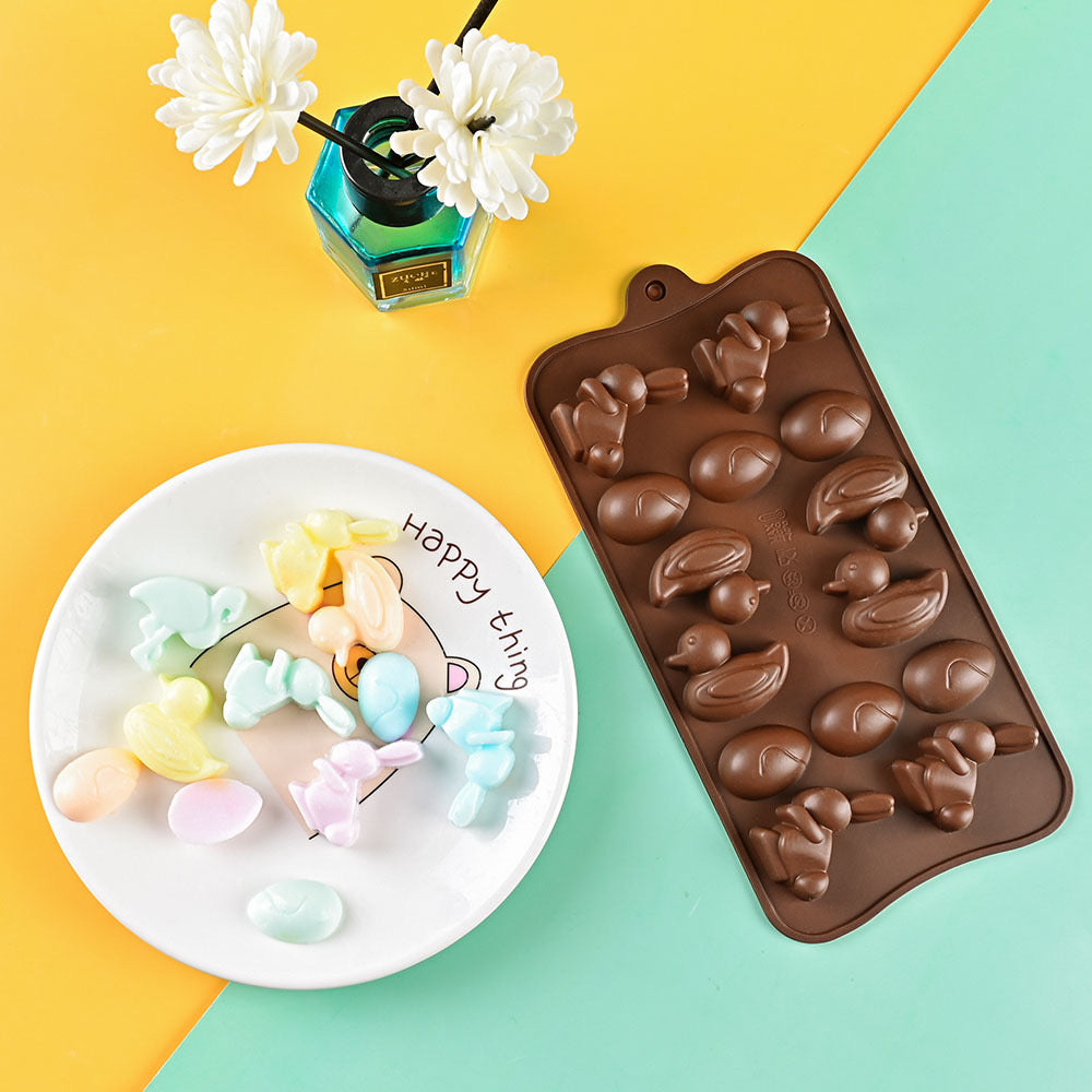 Easter Bunny & Egg Chocolate Mould