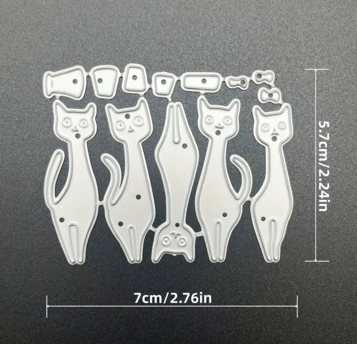 Cats Cutting Die