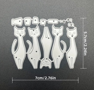 Cats Cutting Die