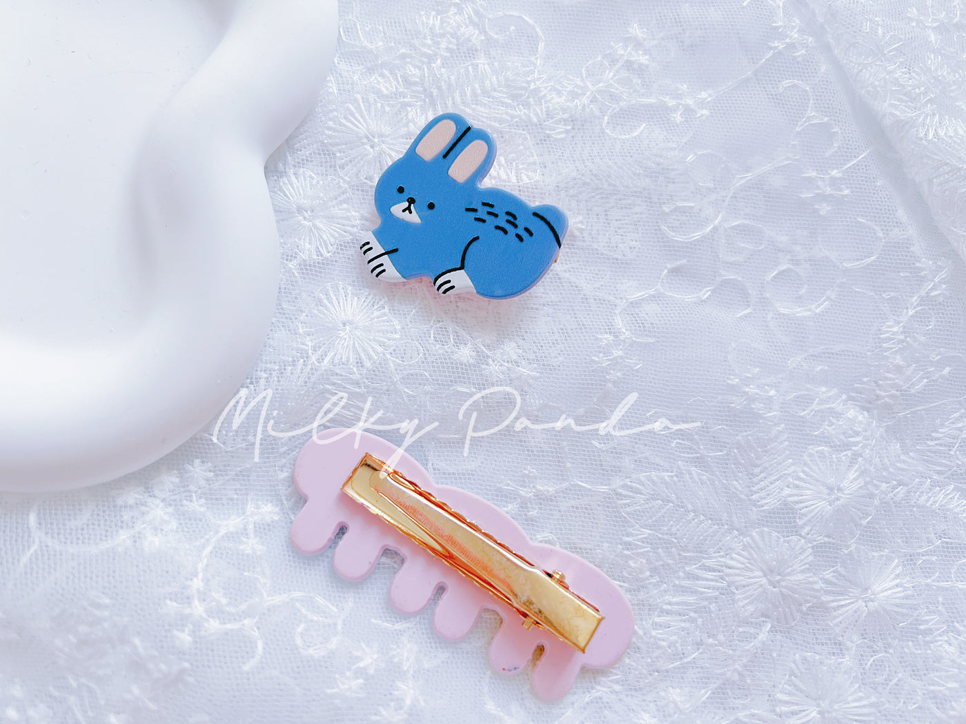 Animal hair clips set