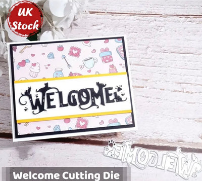 Welcome Cat Cutting Die