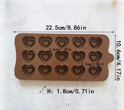 Hearts Chocolate Mould