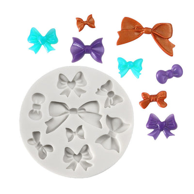 Multi Bow Fondant Mould