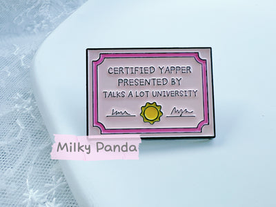Certified Yapper Pin