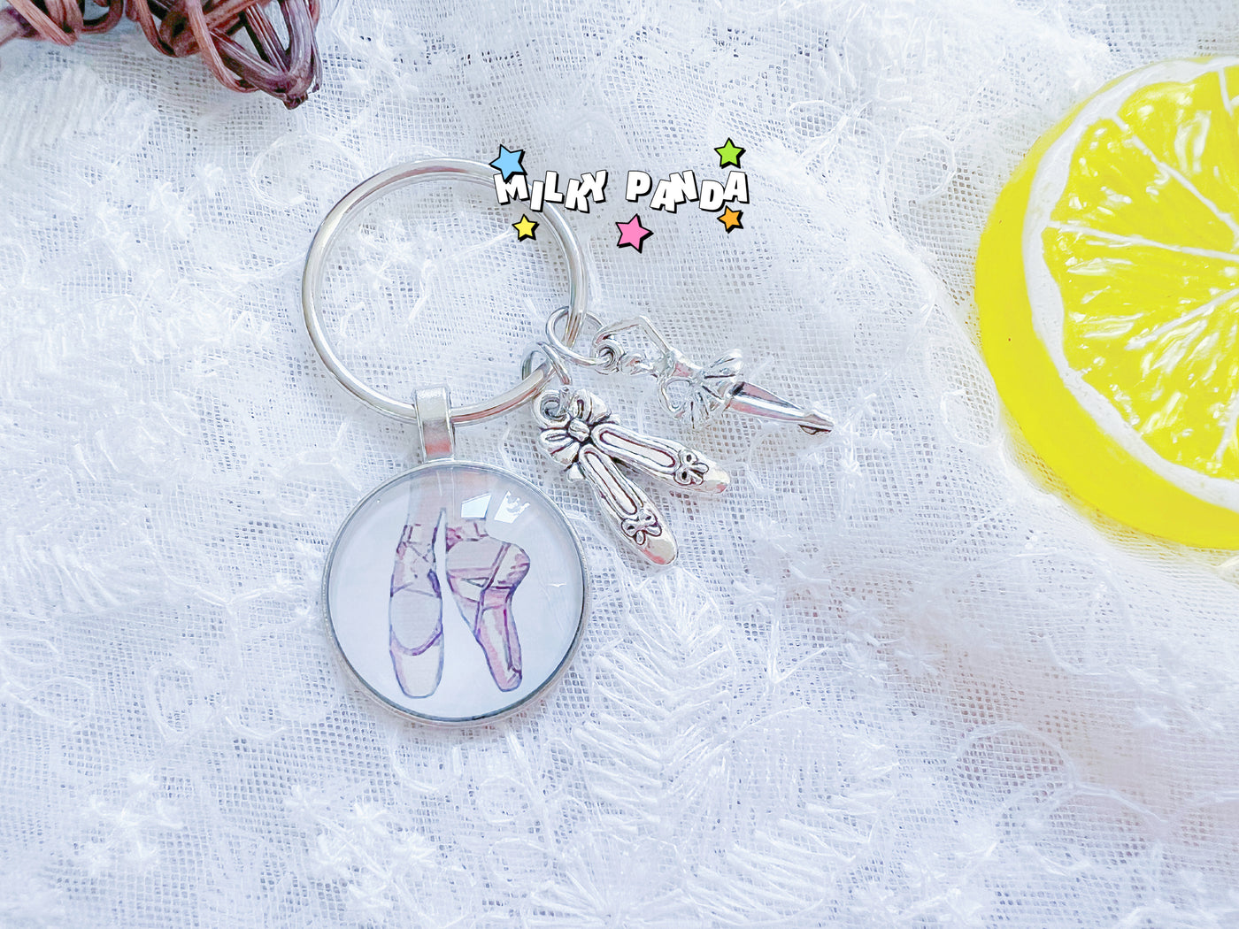 Ballet Dance Keyring