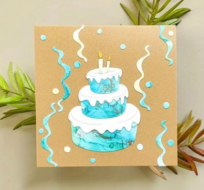 Birthday Cake Cutting Die