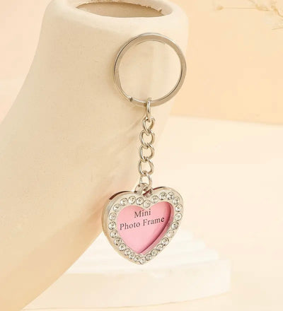 Heart Photo Keyring