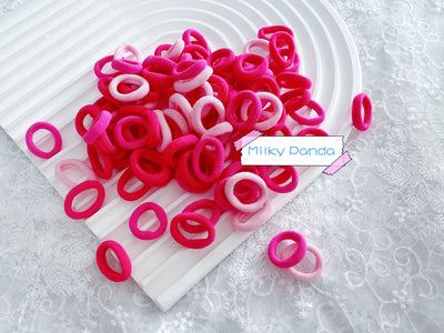 Kids Hair Ties - Red