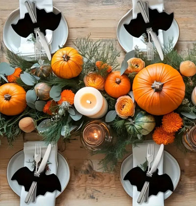 Halloween Bat Cutlery Holder