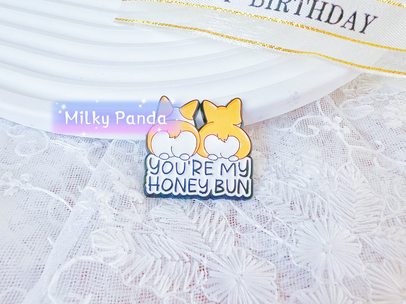 You Are My Honey Bun - Dog Pin