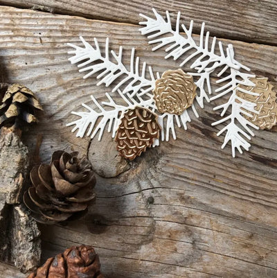 Pine Tree & Acorn Cutting Die