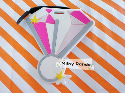 Diamond ring luggage tag