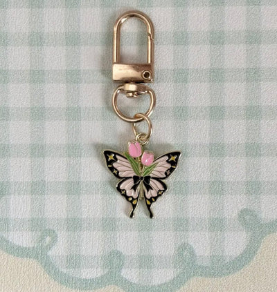 Butterfly Keyring Charm