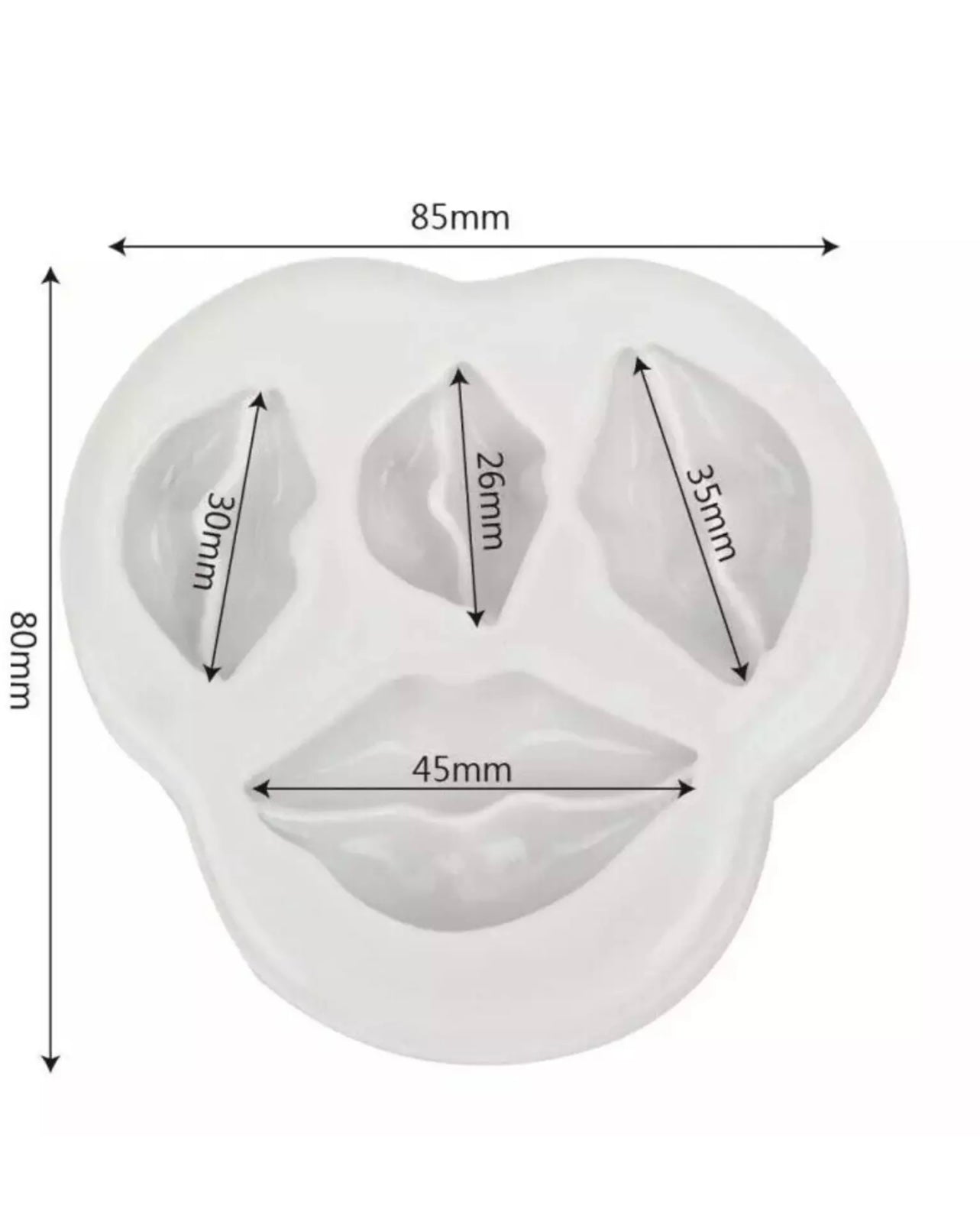 Lips Fondant Mould