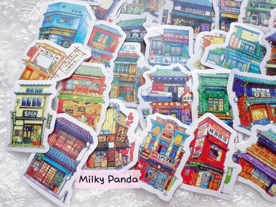 Japanese Store Vinyl Stickers