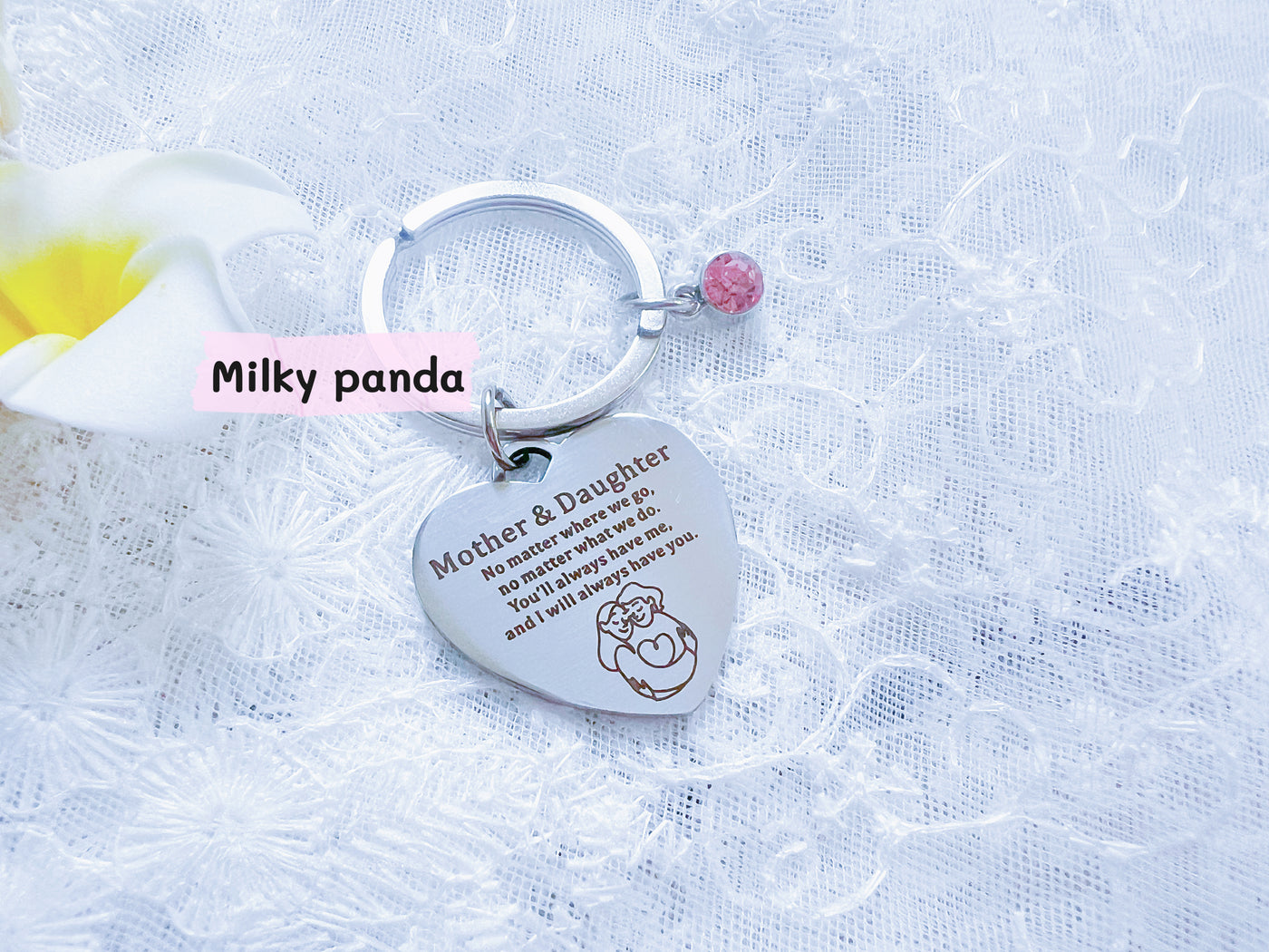 Mum & Daughter Keyring