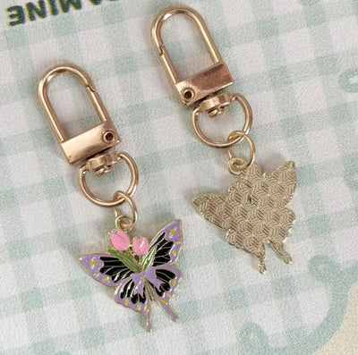 Butterfly Keyring Charm