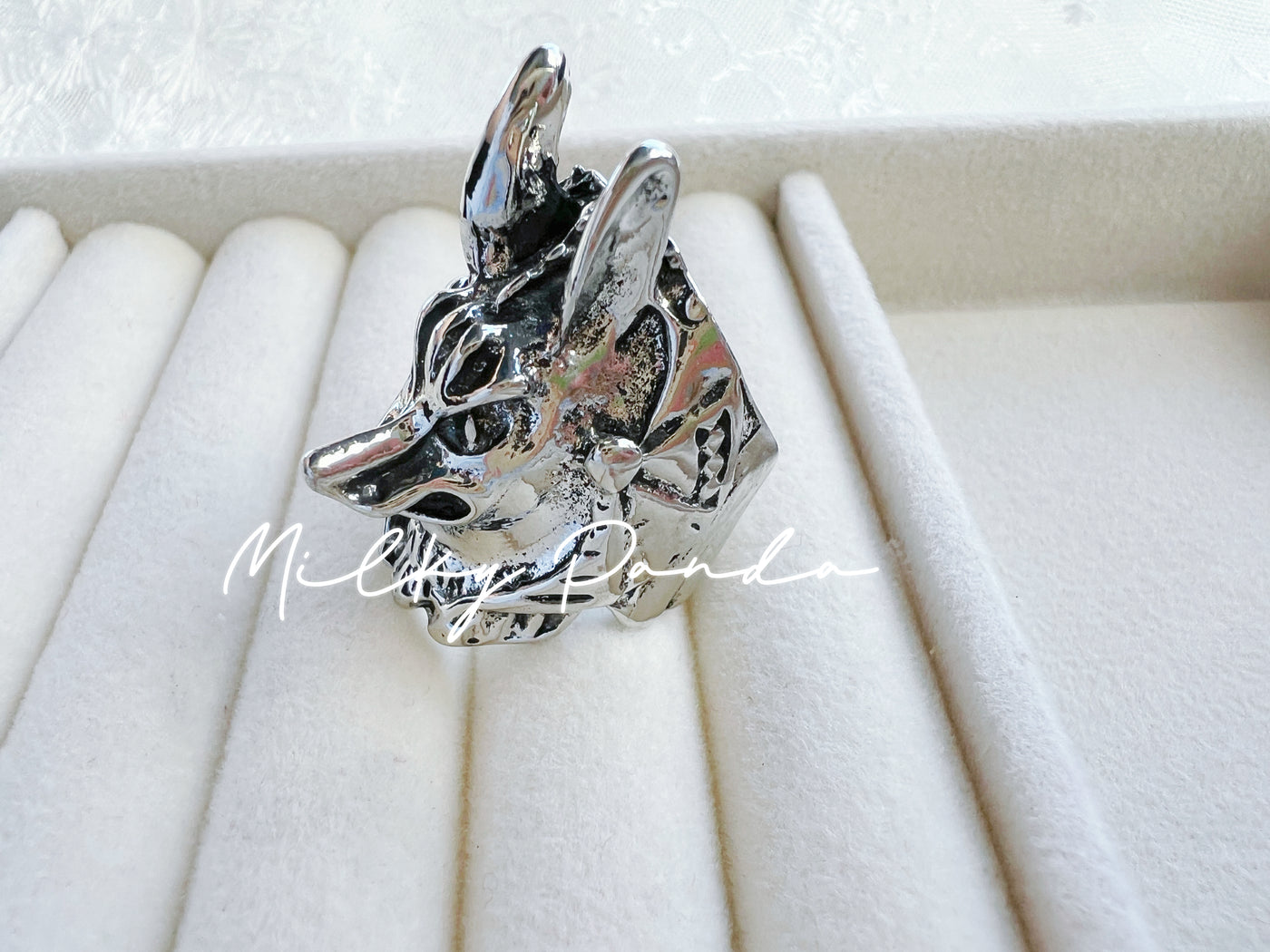 Punk Wolf Ring