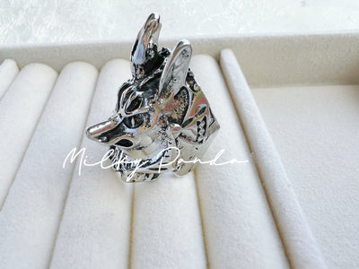 Punk Wolf Ring