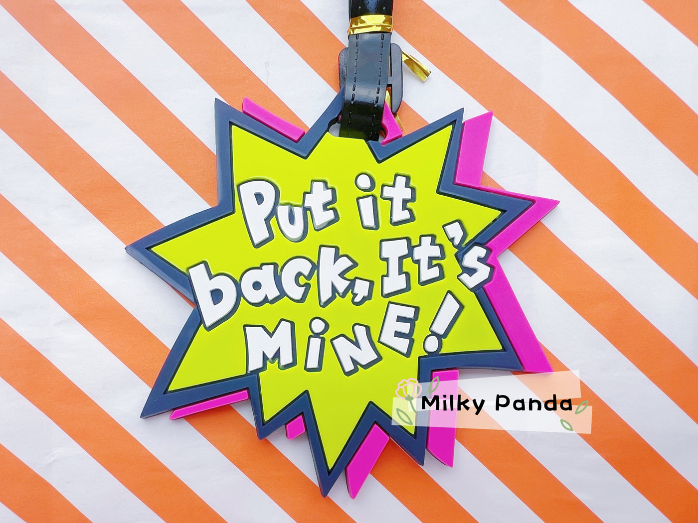 It is mine luggage tag