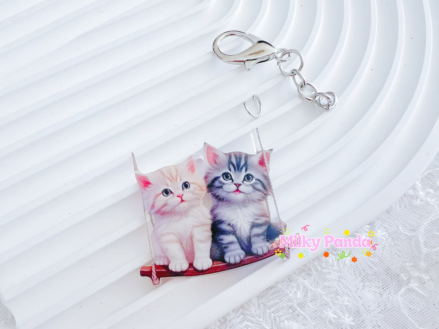 Cats Keyring