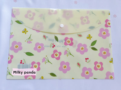 Floral A4 Folders