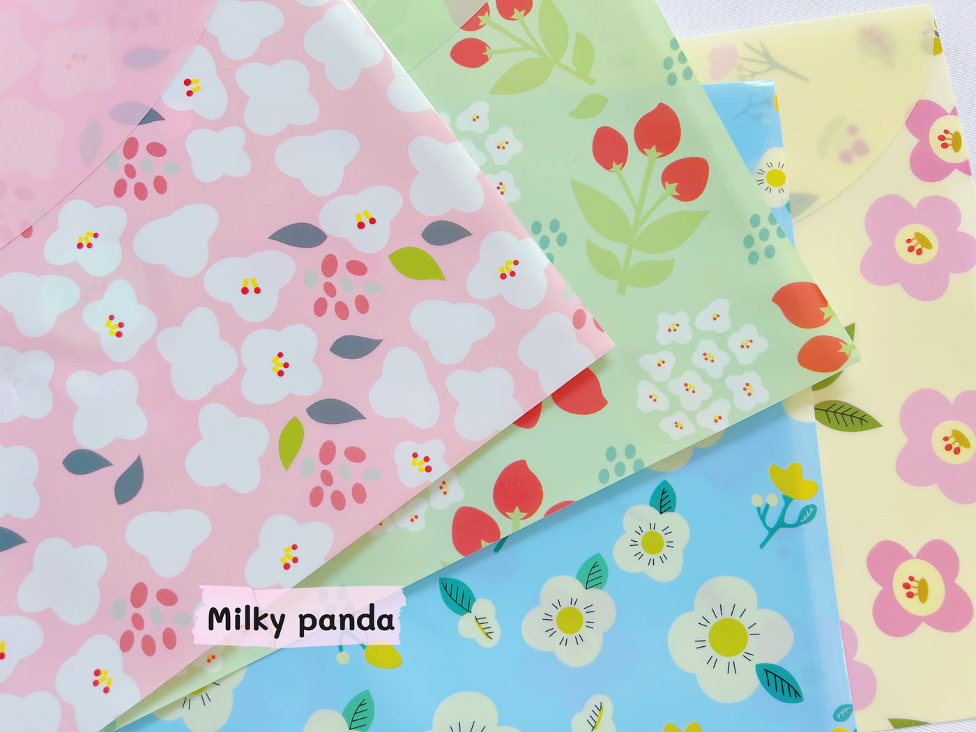 Floral A4 Folders