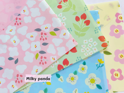 Floral A4 Folders