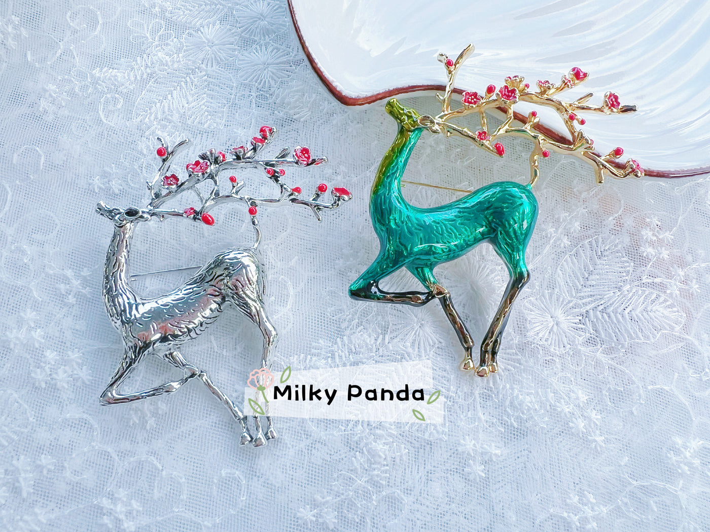 Reindeer Brooch
