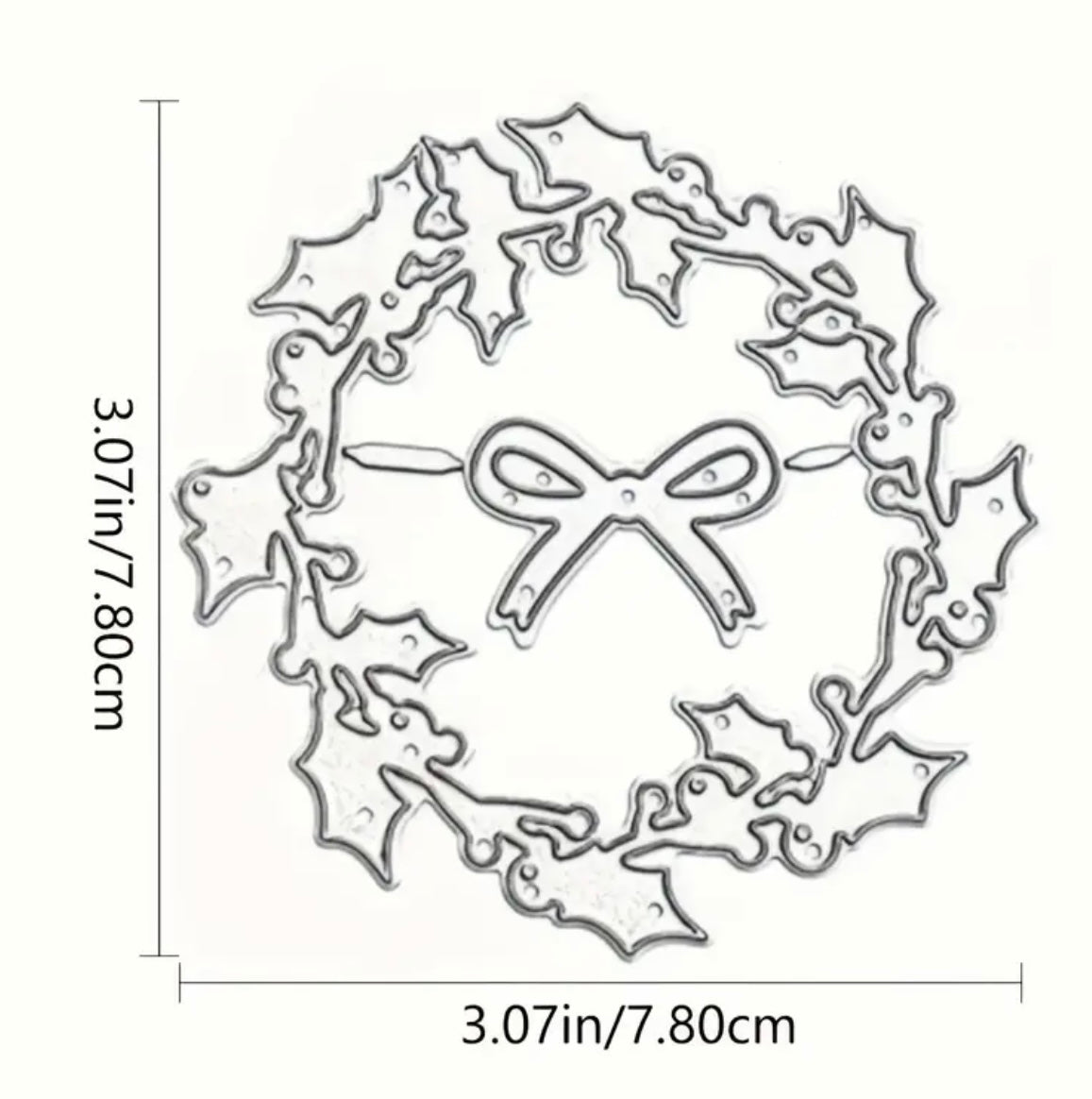 Christmas Wreath Cutting Die