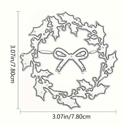Christmas Wreath Cutting Die