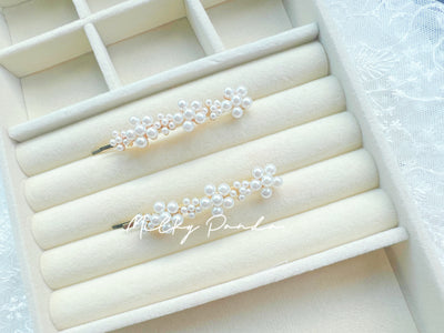 2 PCs Pearl Hair Clips