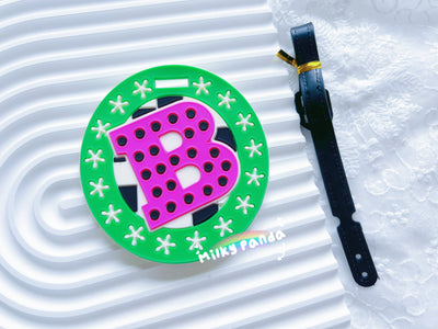 Initial Letter Luggage Tag
