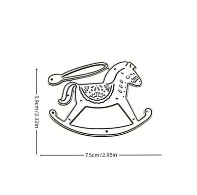 Rocking Horse Cutting Die