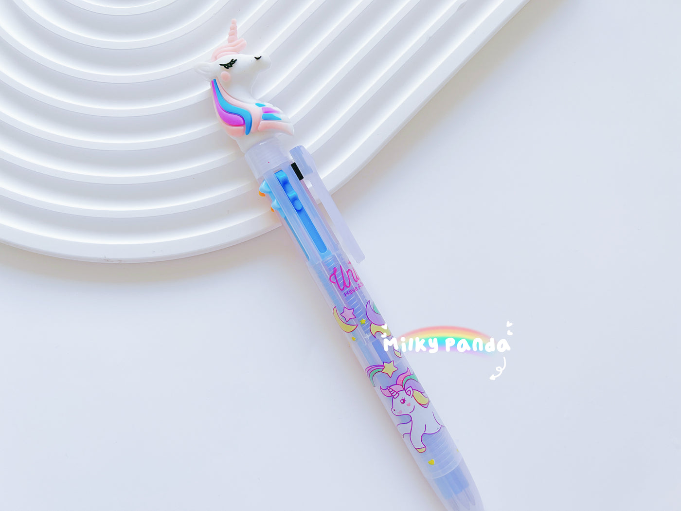 6 Colours unicorn pen