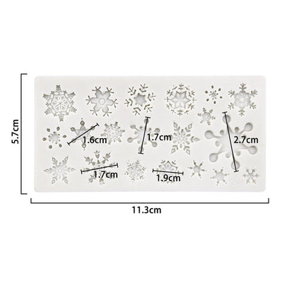 Snowflakes Fondant Mould