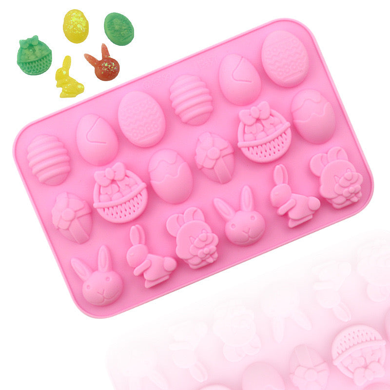Rabbit Easter Egg Chocolate Mould