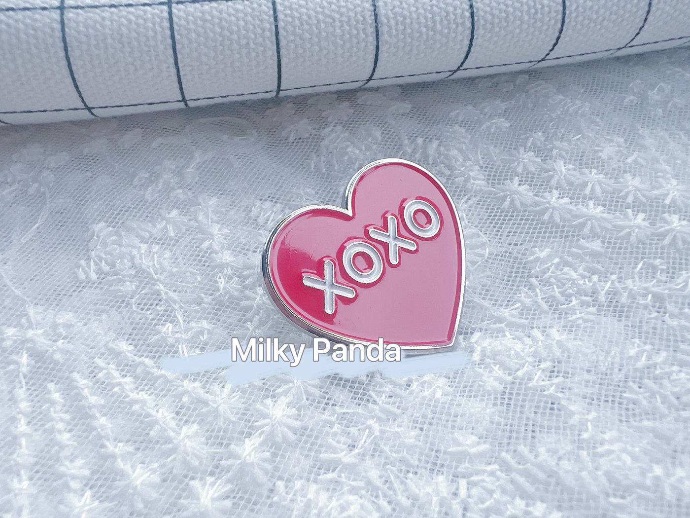 XOXO Heart Pin
