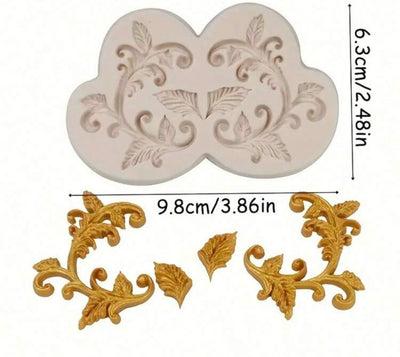 Vintage Baroque Fondant Mould